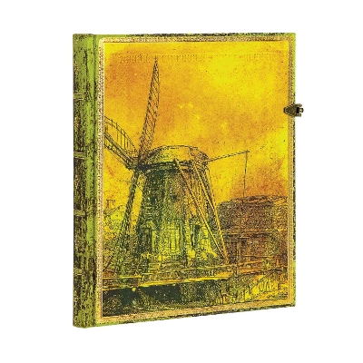 Book cover for Rembrandt’s 350th Anniversary Ultra Unlined Hardcover Journal (Clasp Closure)