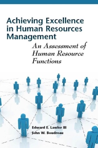 Cover of Achieving Excellence in Human Resources Management