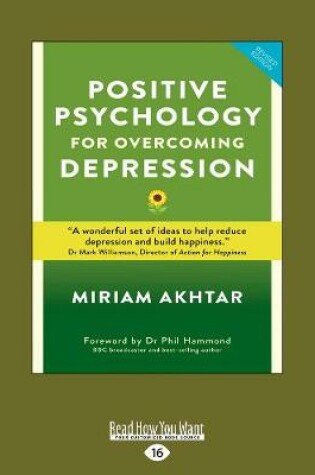 Cover of Positive Psychology for Overcoming Depression
