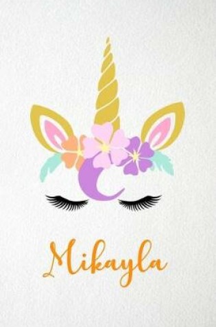 Cover of Mikayla A5 Lined Notebook 110 Pages