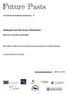 Book cover for Tasting the lost flute music of Sesfontein