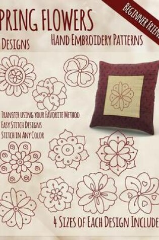 Cover of Spring Flowers Hand Embroidery Patterns