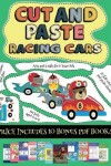 Book cover for Arts and Crafts for 6 Year Olds (Cut and paste - Racing Cars)