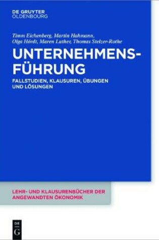 Cover of Unternehmensführung