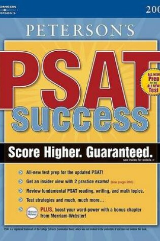 Cover of Peterson's PSAT Success