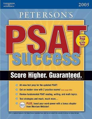 Book cover for Peterson's PSAT Success