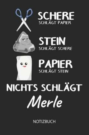 Cover of Nichts schlagt - Merle - Notizbuch