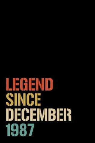 Cover of Legend Since December 1987