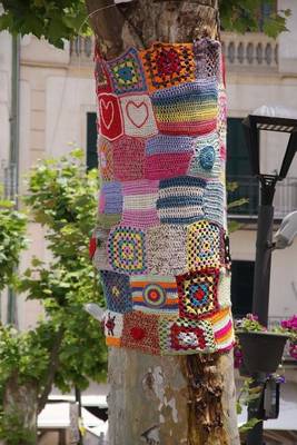 Book cover for Colorful Crochet BombedTree in Mallorca Journal