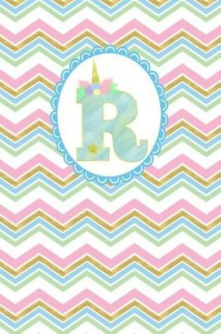 Cover of Unicorn Monogram Journal - Letter R