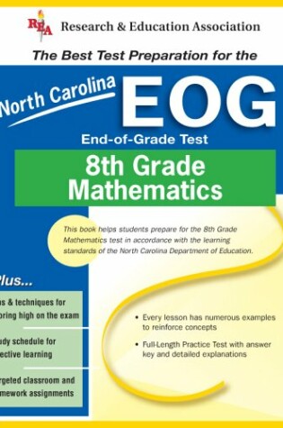 Cover of North Carolina Eog Grade 8 Math