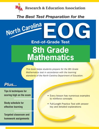 Cover of North Carolina Eog Grade 8 Math