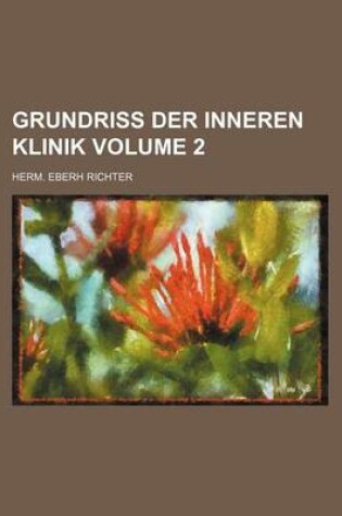 Cover of Grundriss Der Inneren Klinik Volume 2