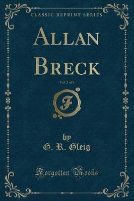 Book cover for Allan Breck, Vol. 2 of 3 (Classic Reprint)