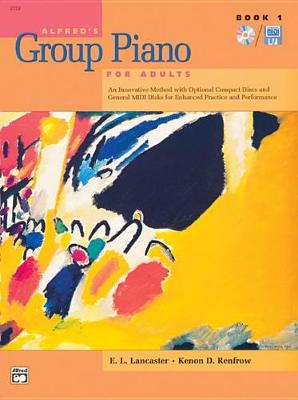 Book cover for Alfred's Basic Adult Group Piano Course, Book 1