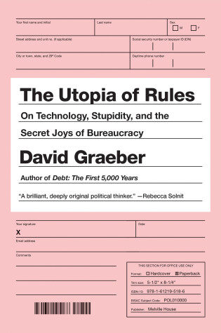 Cover of The Utopia of Rules