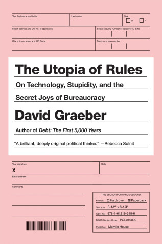 Book cover for The Utopia of Rules