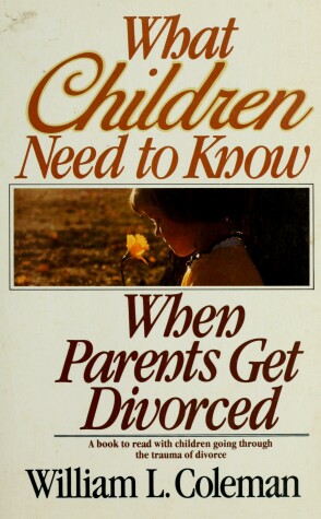 Book cover for What Children Need Know/Divorce