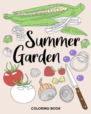 Book cover for Summer Garden Coloring Book