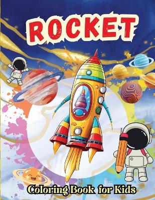 Book cover for Rocket Coloring Book for Kids