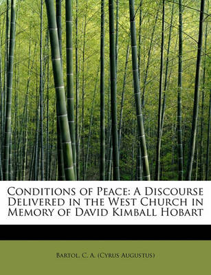 Book cover for Conditions of Peace