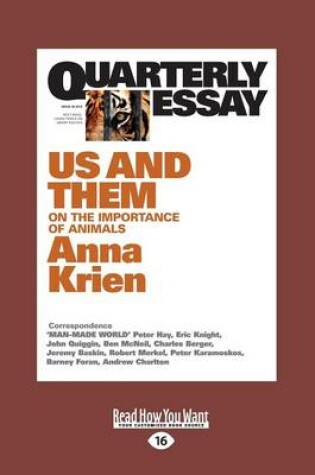 Cover of Quarterly Essay 45 Us and Them