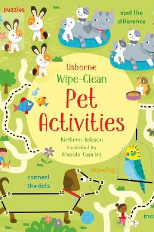 Cover of Wipe-Clean Pet Activities