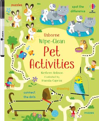 Book cover for Wipe-Clean Pet Activities