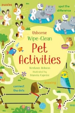 Cover of Wipe-Clean Pet Activities