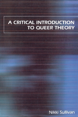 Book cover for A Critical Introduction to Queer Theory