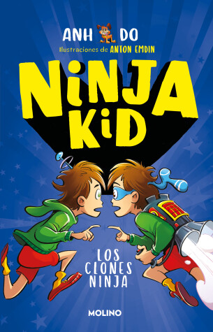 Book cover for Los clones ninja / Ninja Clones