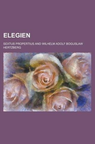 Cover of Elegien