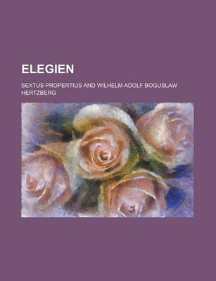 Book cover for Elegien