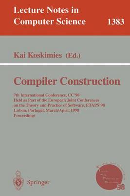 Cover of Compiler Construction