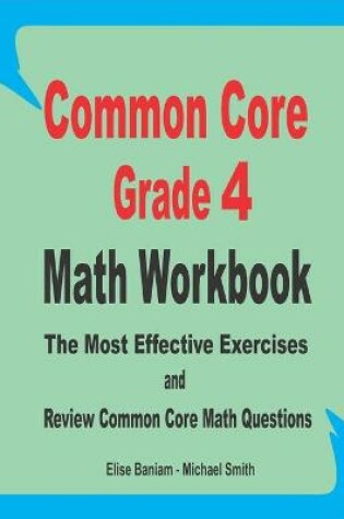 Cover of Common Core Grade 4 Math Workbook