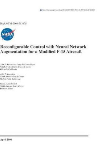 Cover of Reconfigurable Control with Neural Network Augmentation for a Modified F-15 Aircraft