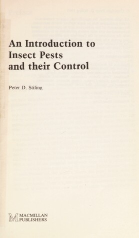 Book cover for Intro Insect Pests & Control