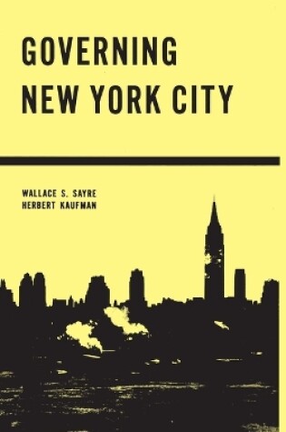 Cover of Governing New York City