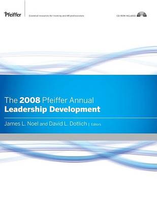 Book cover for The 2008 Pfeiffer Annual: Leadership Development