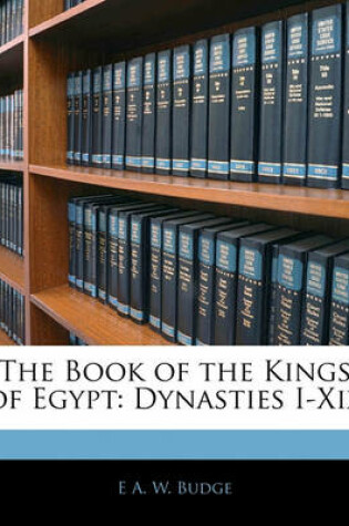 Cover of The Book of the Kings of Egypt