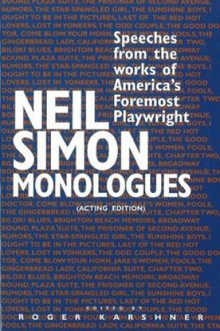 Cover of Neil Simon Monologues