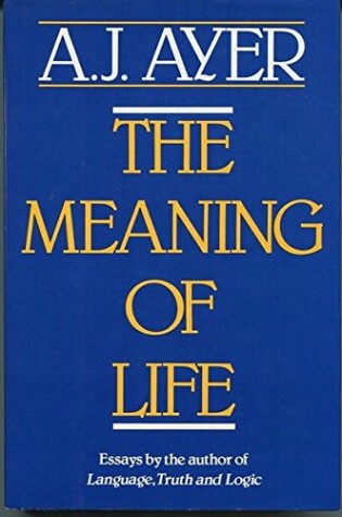 Cover of The Meaning of Life