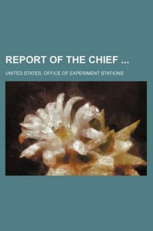 Cover of Report of the Chief