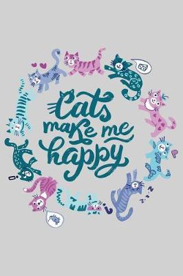 Book cover for Cats make me happy