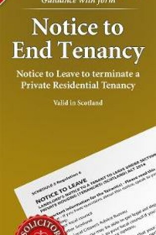 Cover of Notice to End Tenancy