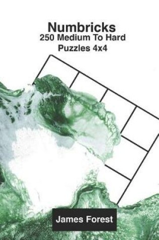 Cover of 250 Numbricks 4x4 medium to hard puzzles