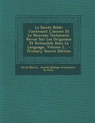 Book cover for La Sainte Bible