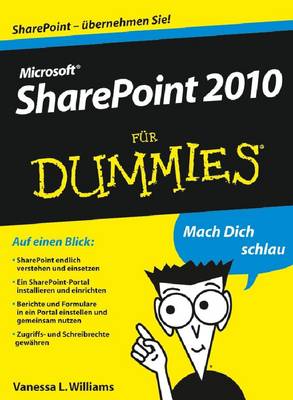 Cover of Microsoft SharePoint 2010 für Dummies