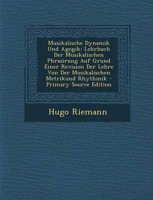 Book cover for Musikalische Dynamik Und Agogik