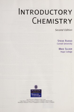 Cover of Introductory Chemistry, Student Book Component